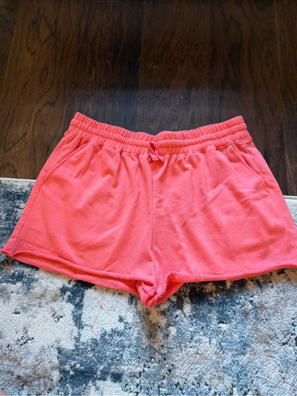 Splendid Coral Pull-On Athletic Lounge Shorts